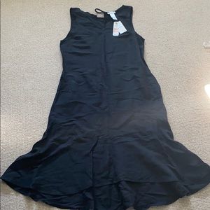 Tommy Bahama Black Linen “flounce” dress
